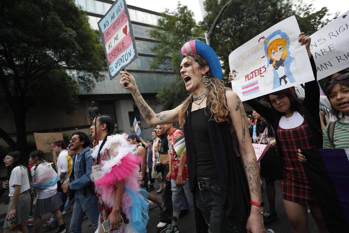 Colectivos LGBTI celebran y exigen derechos en el Día de la Visibilidad Trans en México.