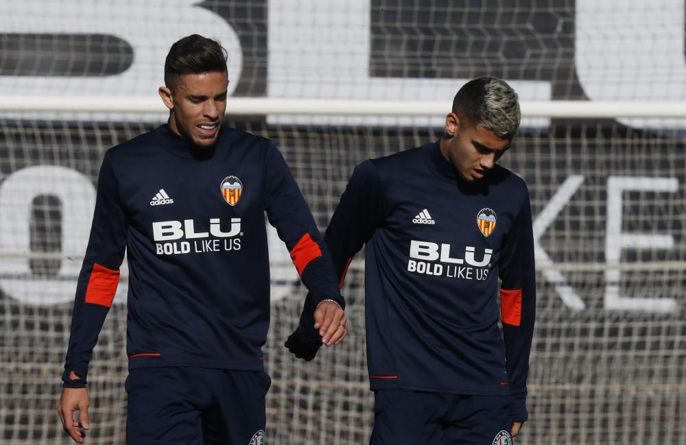 Así ha sido el último entrenamiento de esta semana del Valencia CF