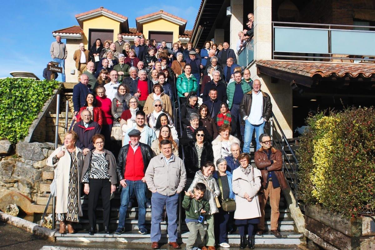 Los vecinos de Bonielles, en su último encuentro anual