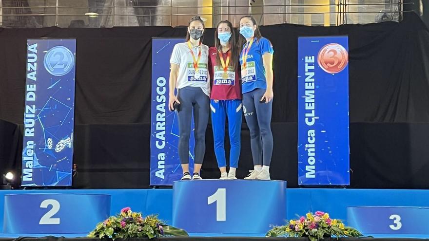 La manresana Mònica Clemente caça el bronze a l’estatal en pista coberta