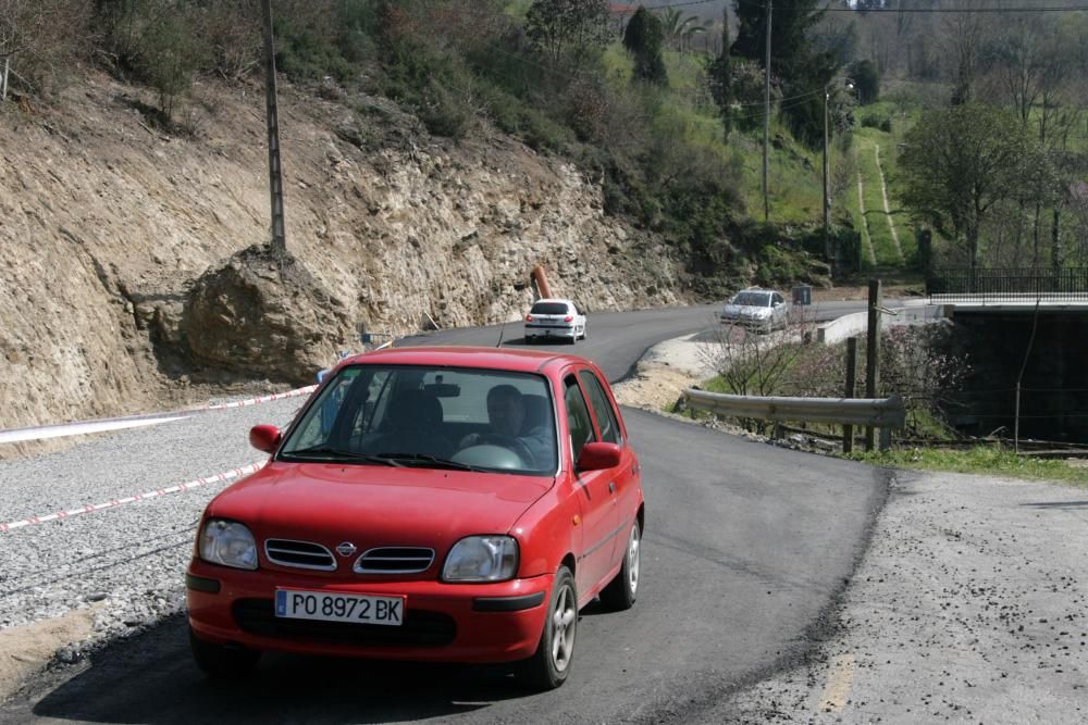 Polémica por las obras en la carretera que une Liñares y Valboa