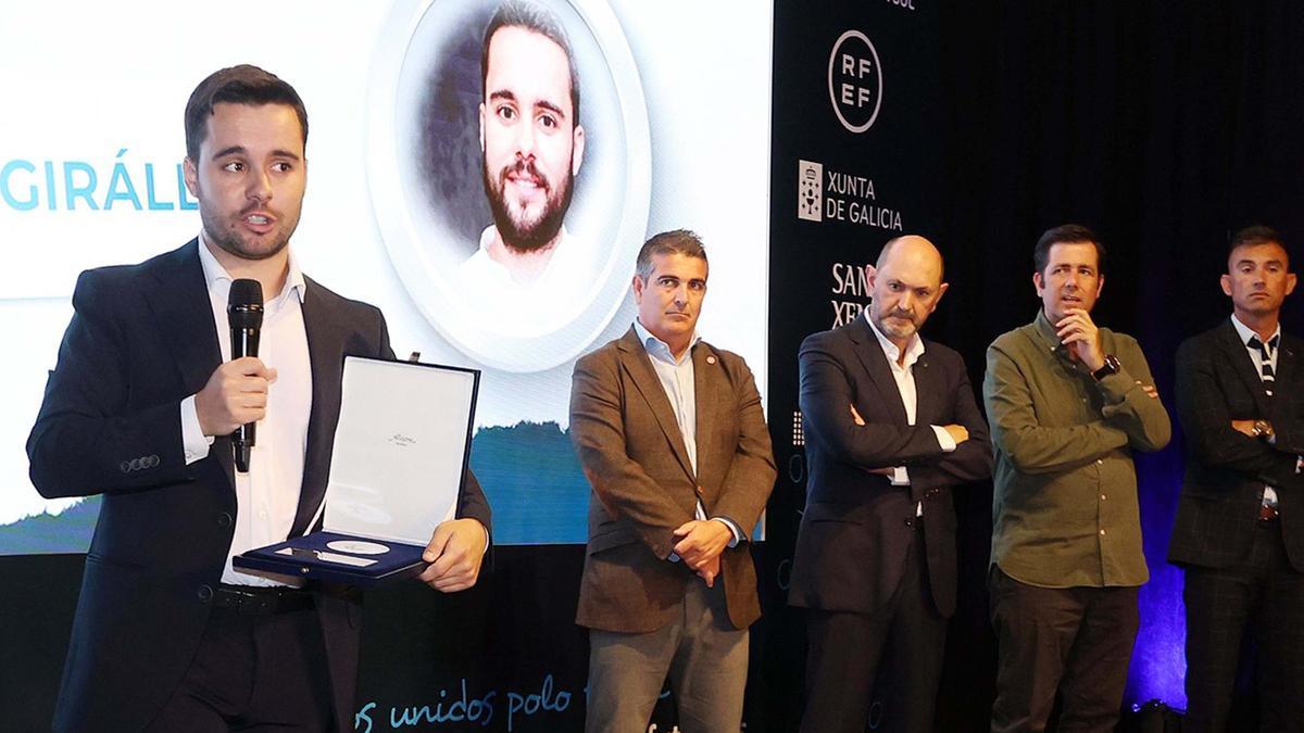 Jonatan Giráldez, medalla de plata de la RFGF