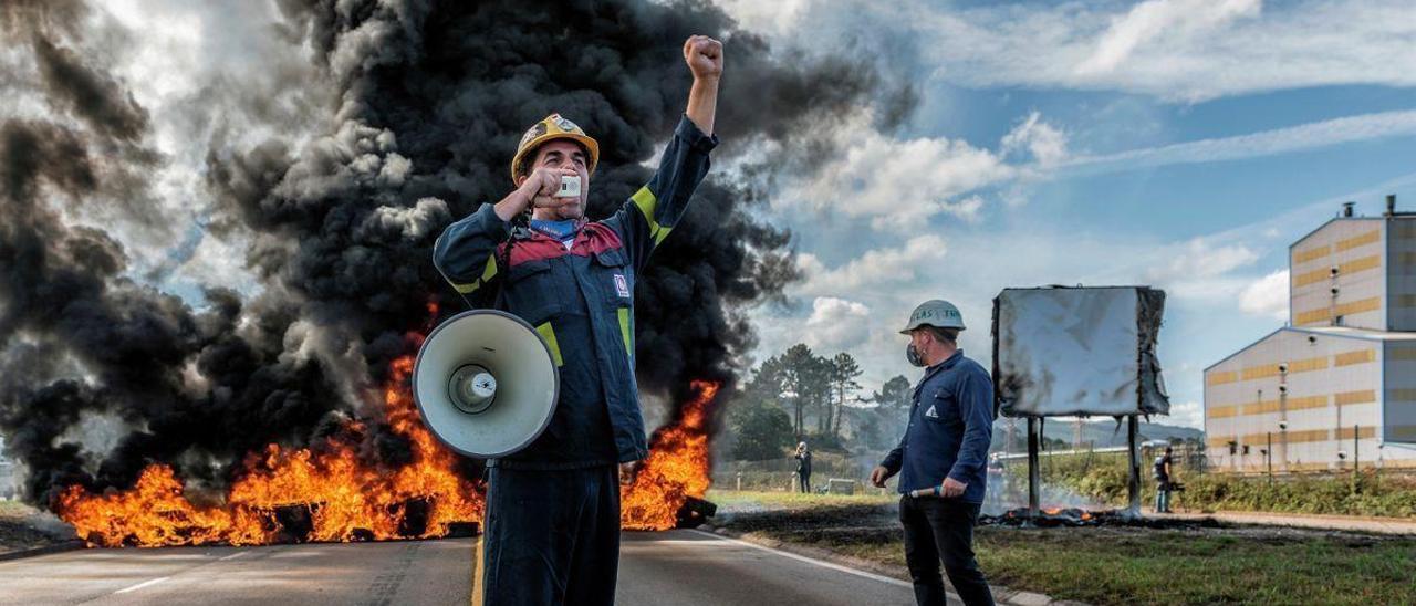 Protestas de trabajadores de la industria.