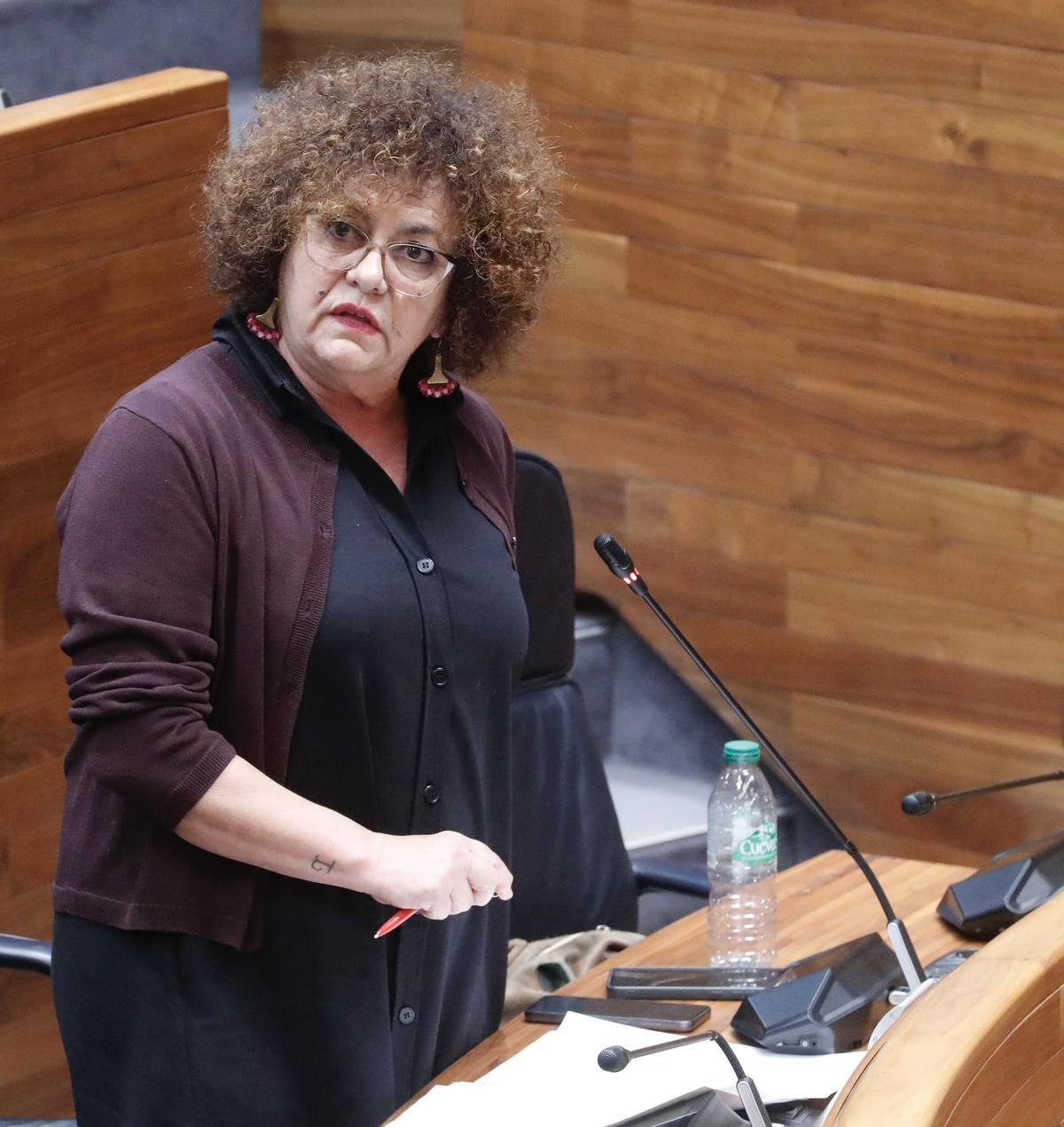 Marta del Arco, esta mañana en la Junta