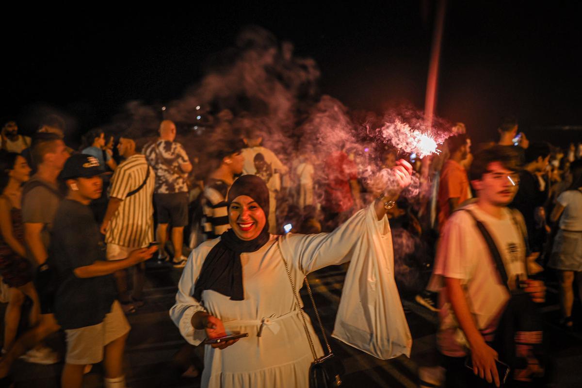 Verbena de Sant Joan en Barcelona