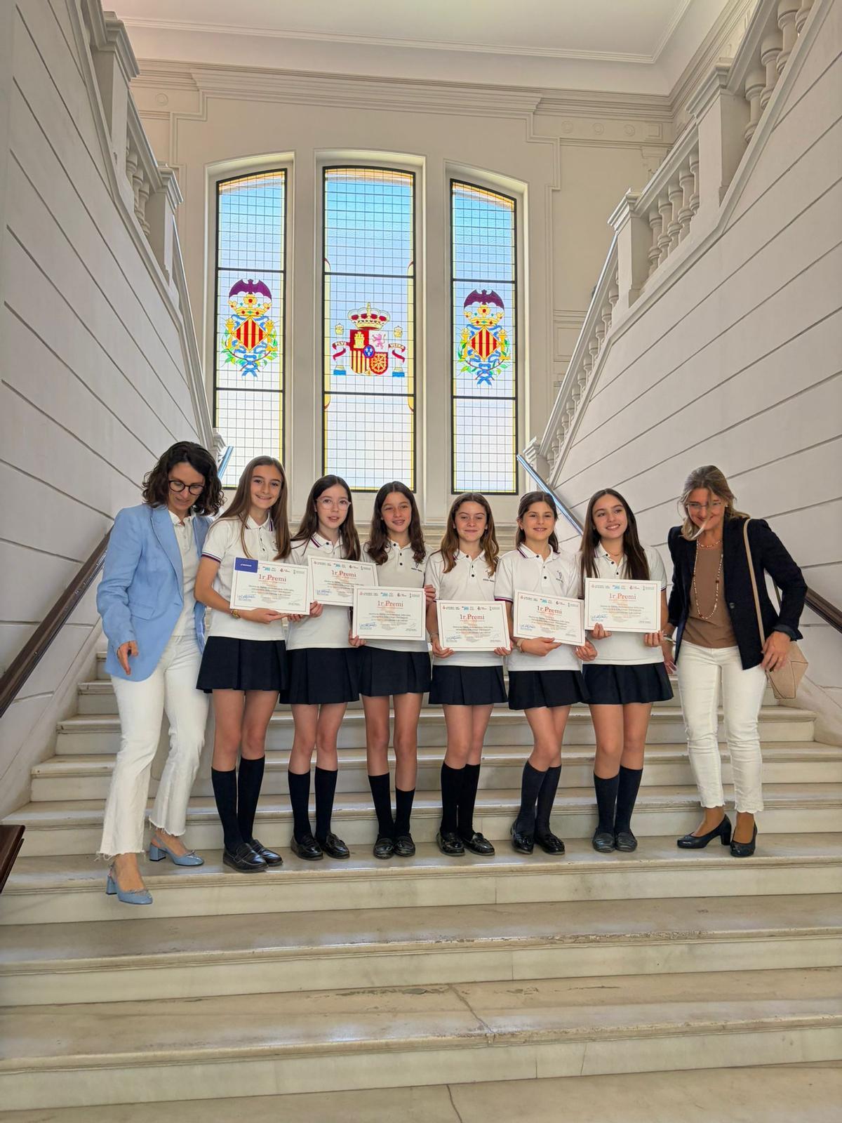 Guanyadores del concurs 'K me cuentas' de l'Ajuntament de València.