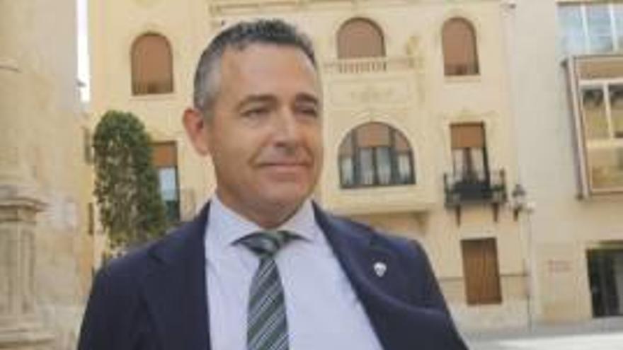 Diego García, presidente del Elche.