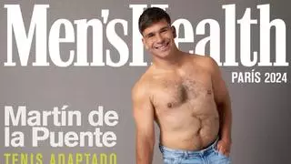 El tenista vigués Martín de la Puente, protagonista de la portada de 'Men´s Health'