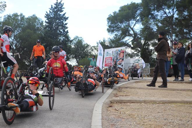 Participantes del Mallorca Handbike Tour by Toyota.