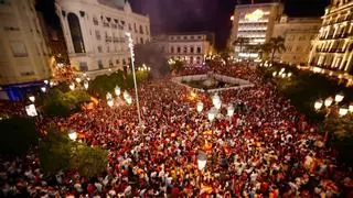 La segunda estrella de la selección española ilumina Las Tendillas