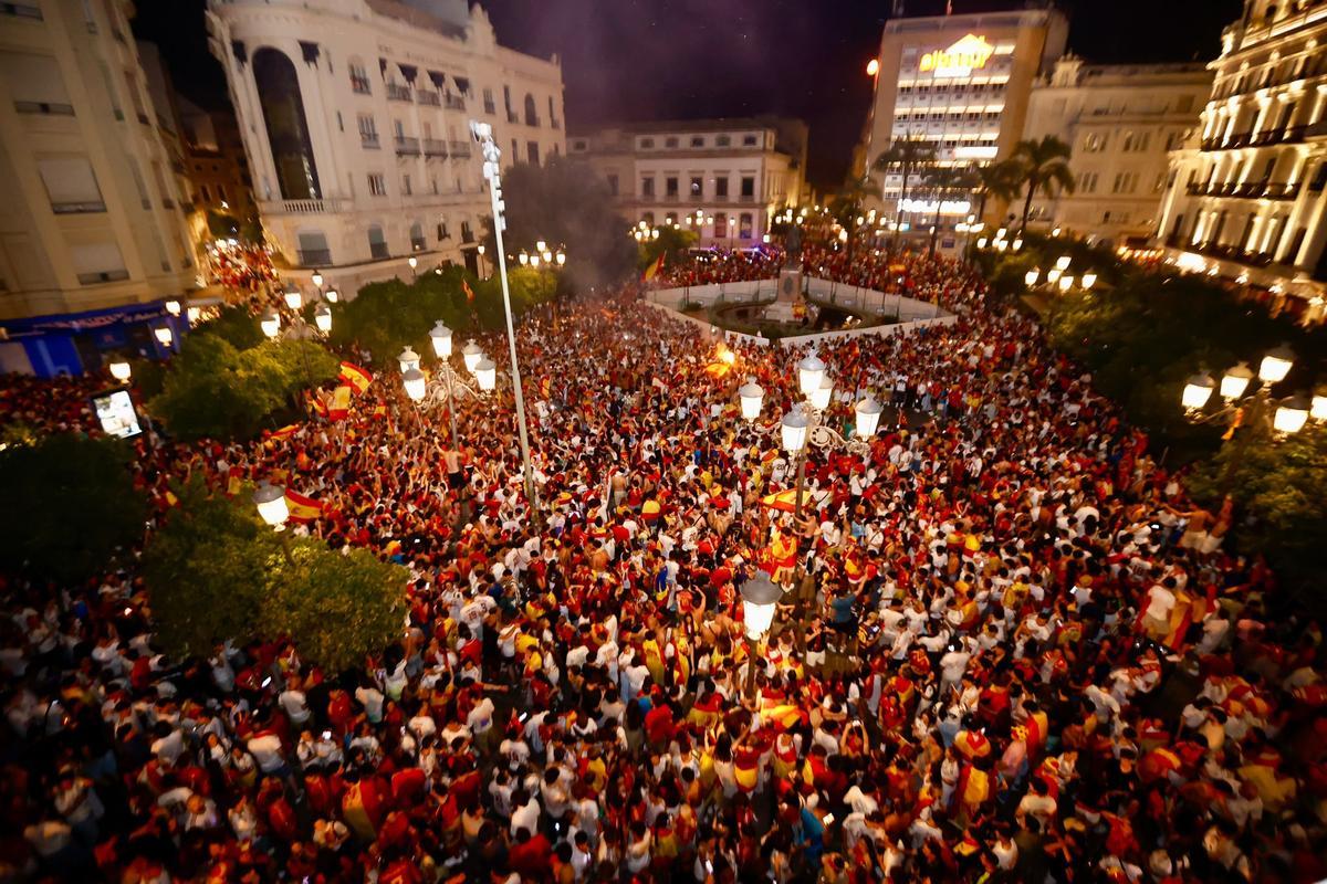 ¡España, campeona del mundo! Córdoba celebra en Las Tendillas el triunfo ante Argentina