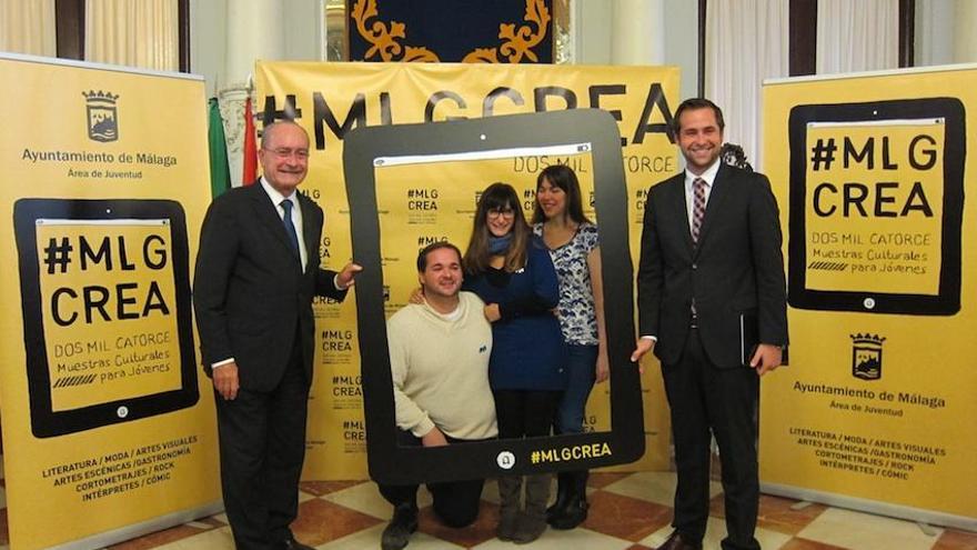 De la Torre y Verde presentan el Málaga Crea 2014.