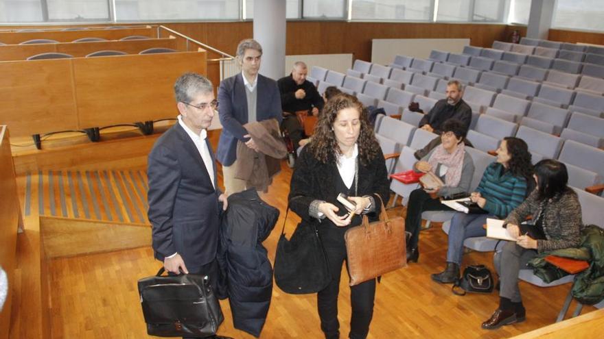 Integrantes de Gesmédica en un acto de presentación en Cangas el pasado mes de enero.// Santos Álvarez