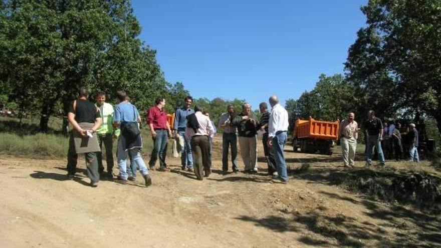 Terrenos donde se proyecta construir las infraestructuras del campo de vuelo.