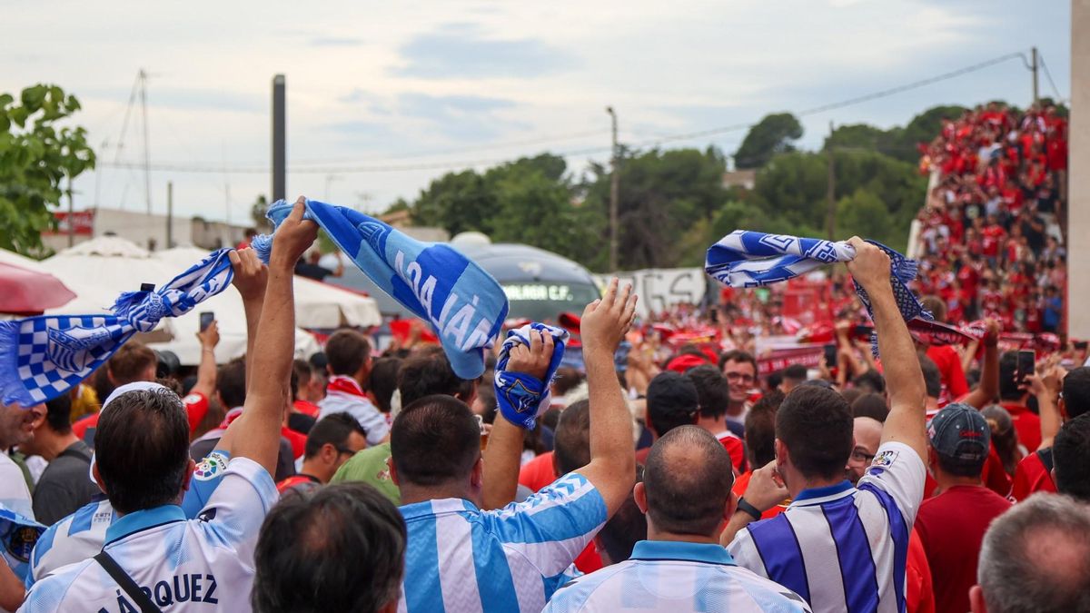 La gran final por el ascenso entre el Nástic y el Málaga CF, en imágenes