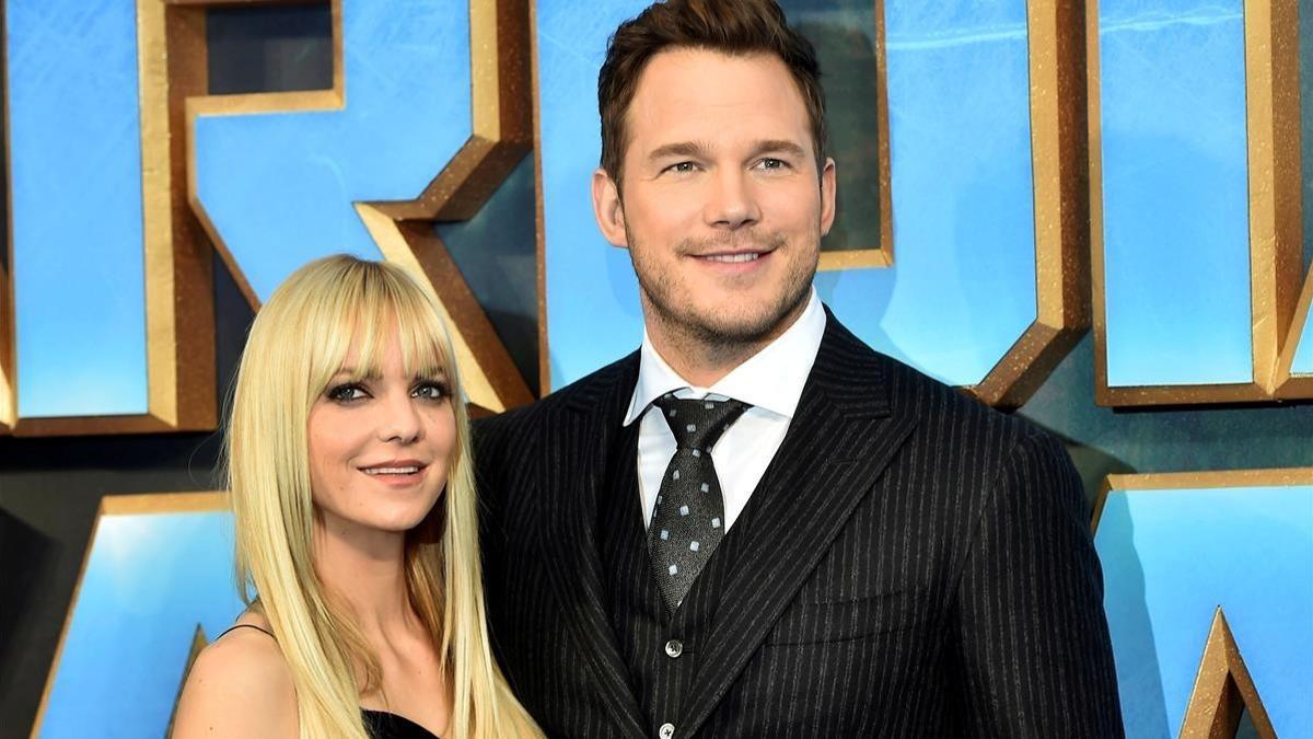 Chriss Pratt junto a su esposa Anna Faris