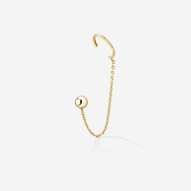 Pendiente 'ear cuff', de Gold&Roses
