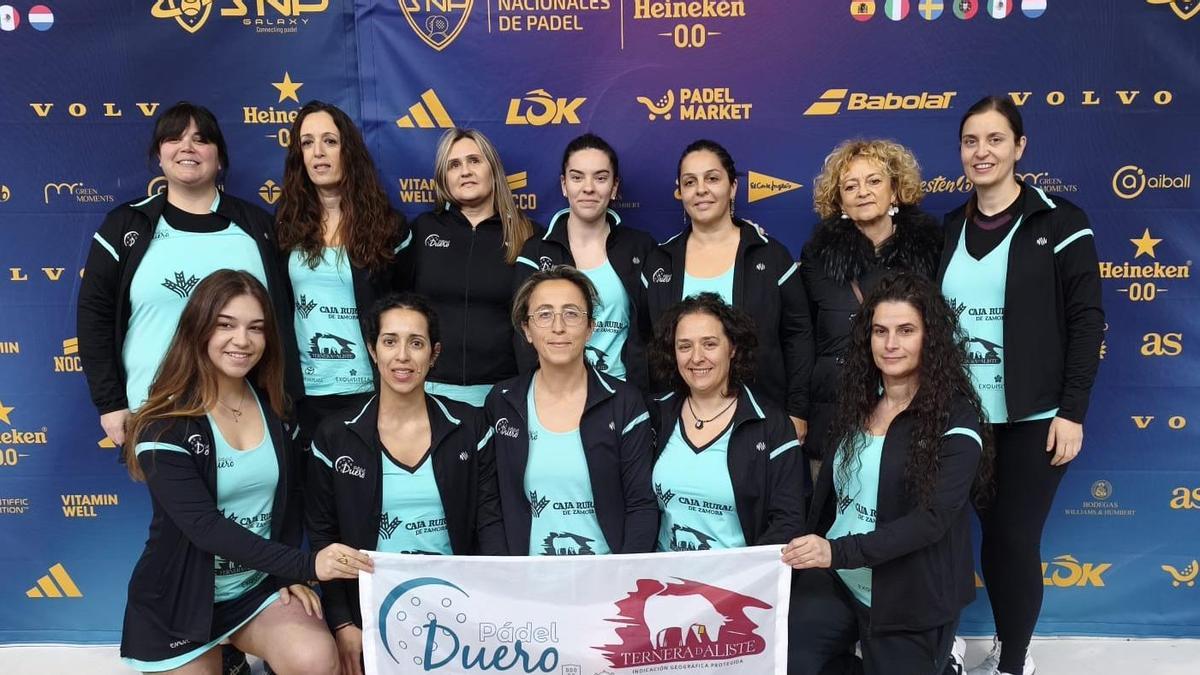 Pádel Duero Ternera de Aliste se queda a un paso de alcanzar el Interseries de las Series Nacionales de Pádel