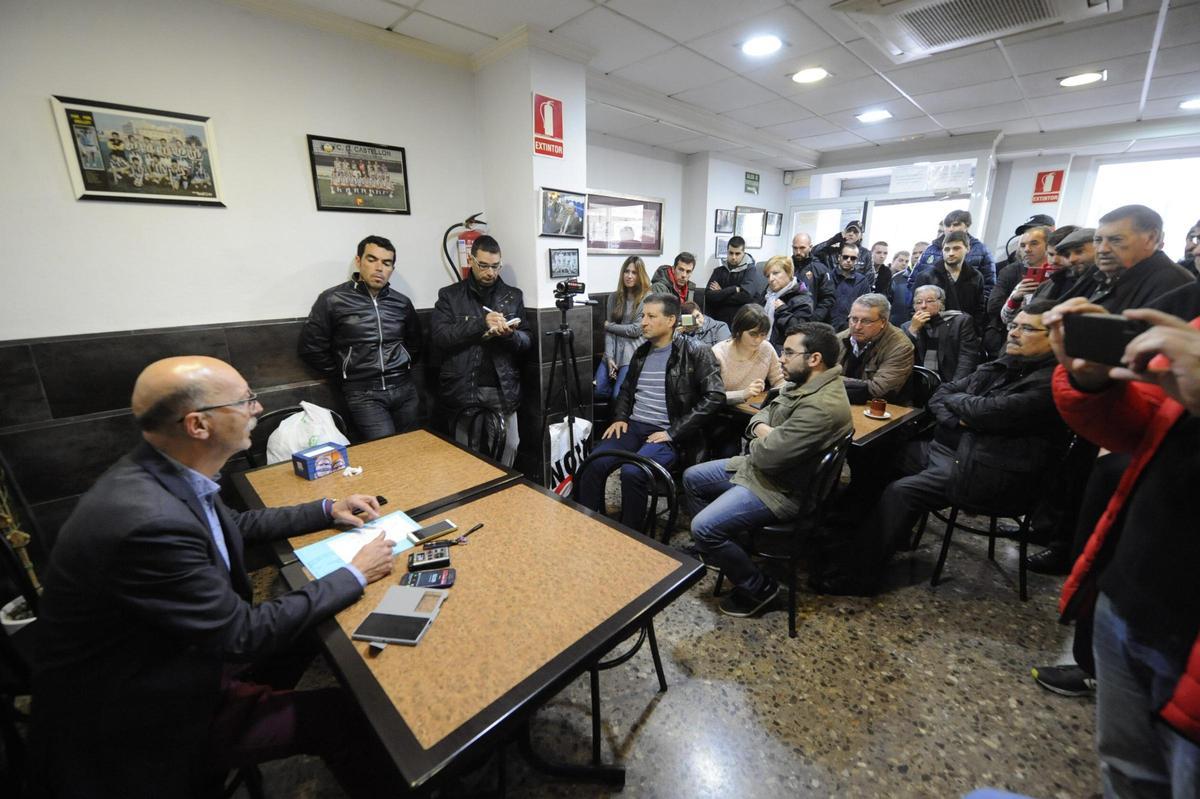 Rueda de prensa de Frank Castelló.