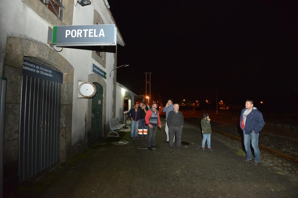 Accidente de tren en Pontevedra