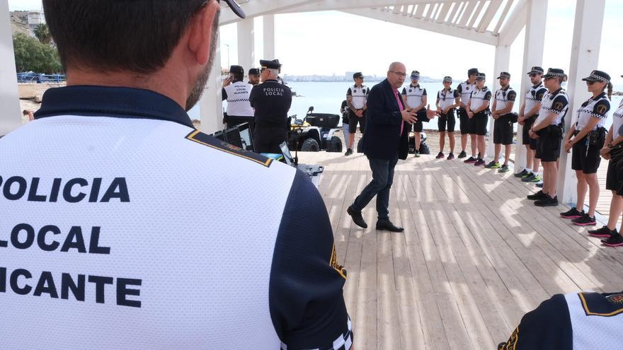 La Policía Local reforzará el control del botellón en las playas y calas de Alicante