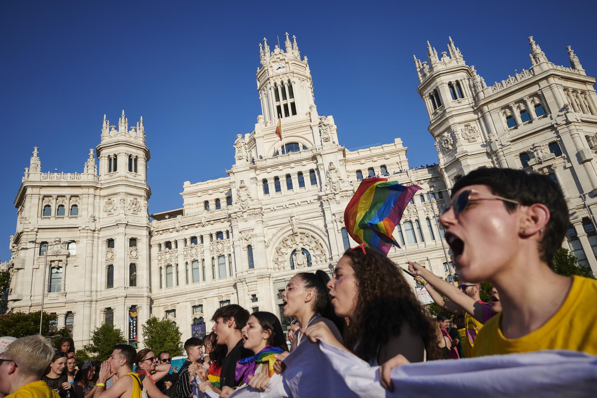 Manifestación del Orgullo 2022 en Madrid