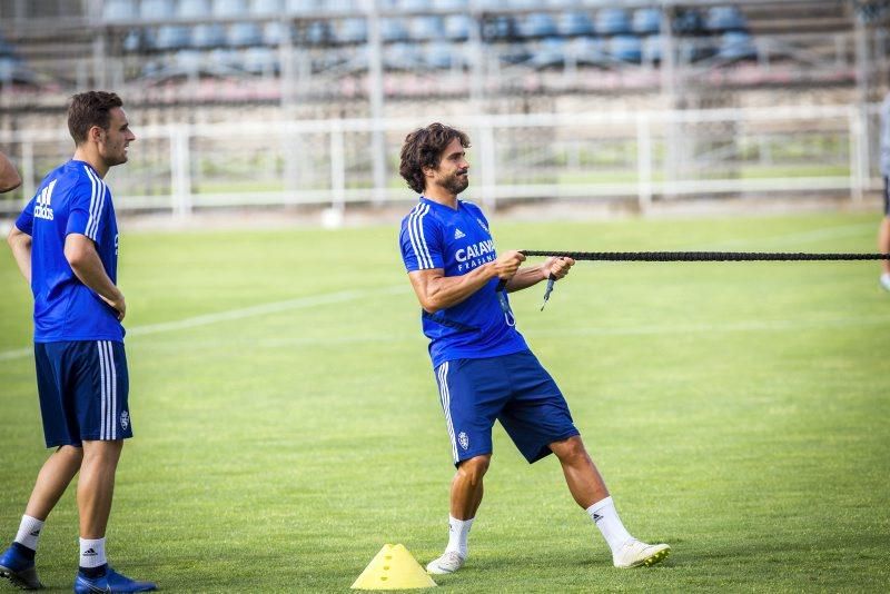 Entrenamiento del Real Zaragoza del 24 de julio