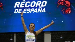 Maribel Pérez batió dos veces su récord de España