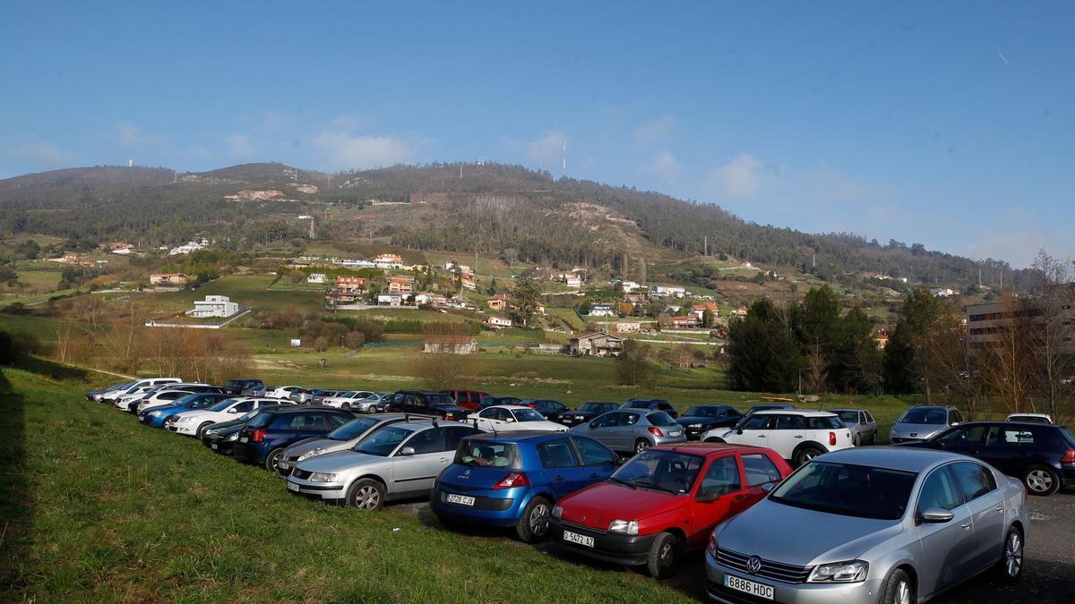 La zona por la que discurriría la Ronda Norte de Oviedo.