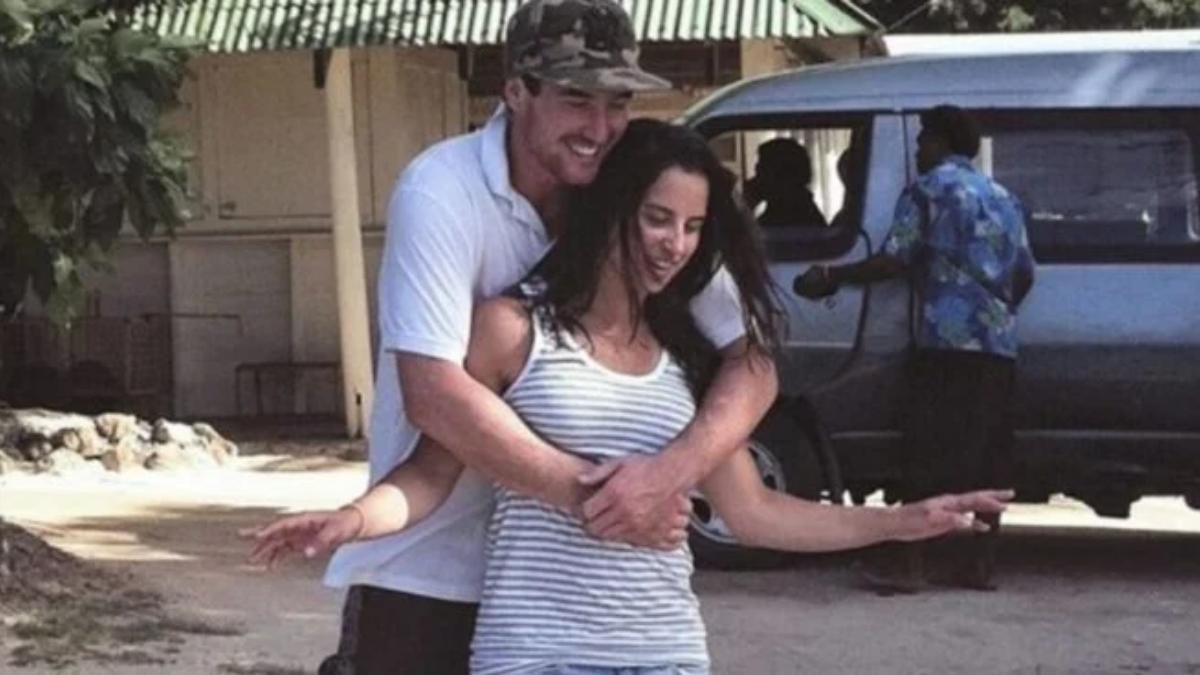 Queralt Castellet junto a su pareja, Ben Jolly, difunto en 2015.