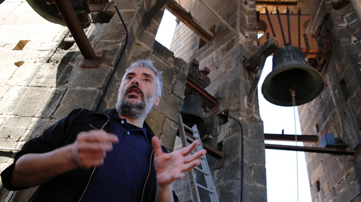 La història del campanar de Santa Maria del Pi el 1714