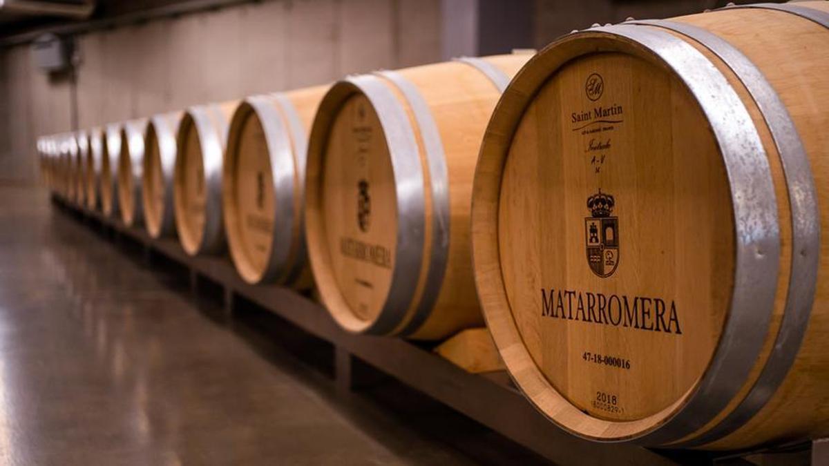 Interior de la bodega Matarromera.