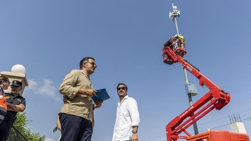 Elche tiene ya instalados cinco sistemas de alertas contra inundaciones