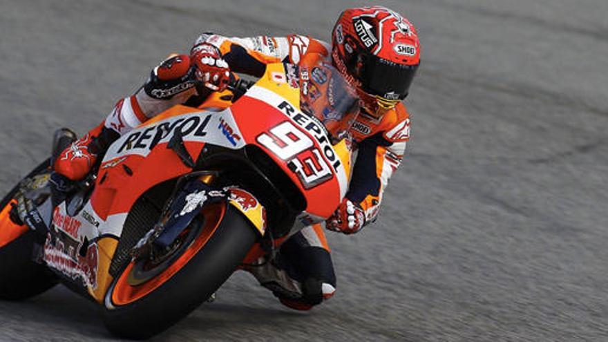 Marc Márquez, en el circuito de Montmeló.