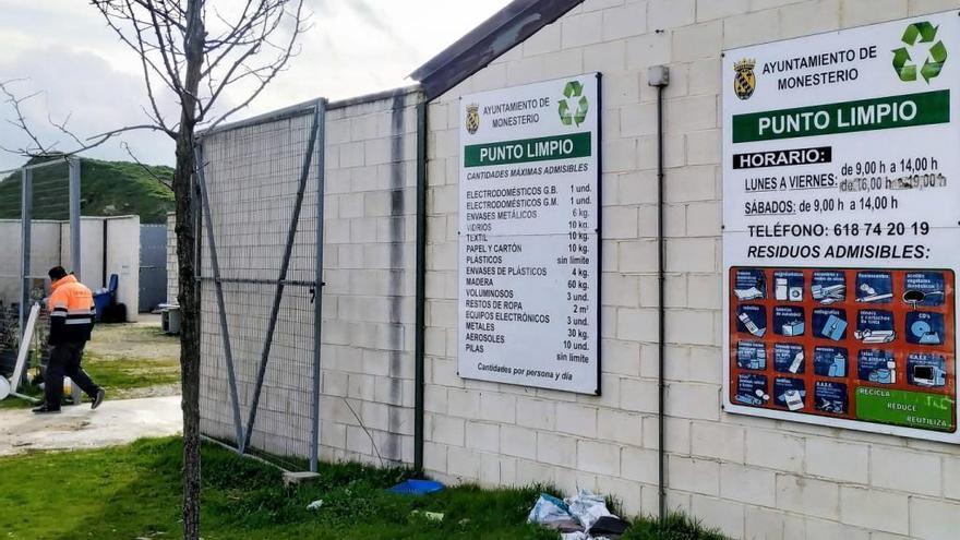 El punto limpio de Monesterio recicla 43 toneladas de residuos eléctricos, electrónicos y voluminosos