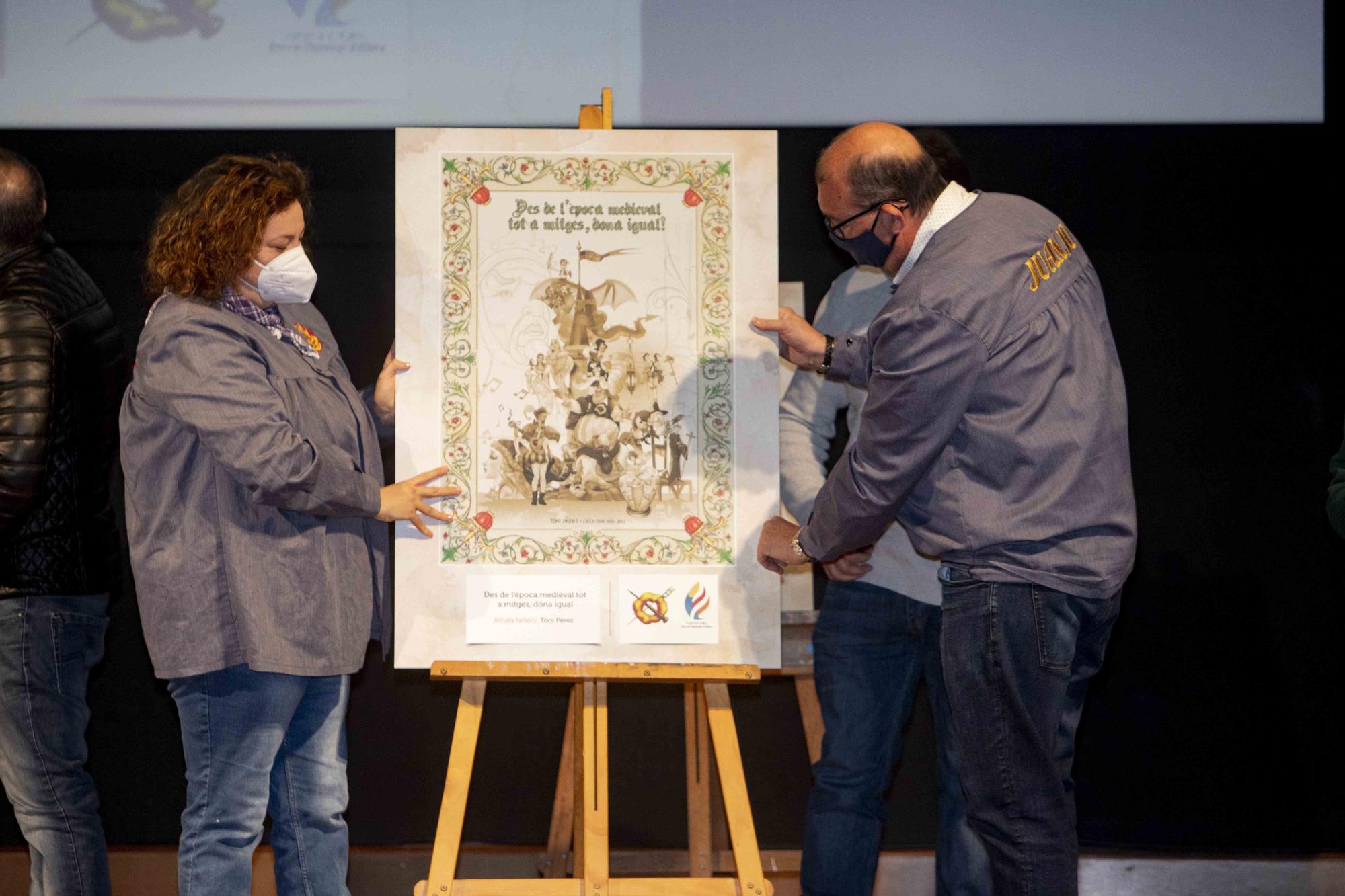 Presentación de los bocetos de las tres fallas de sección especial de Alzira