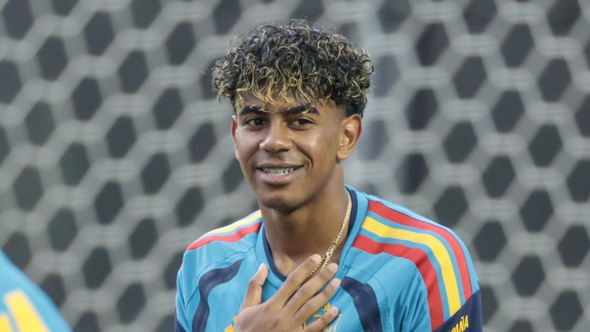 Lamine Yamal, estrella de la selección de España