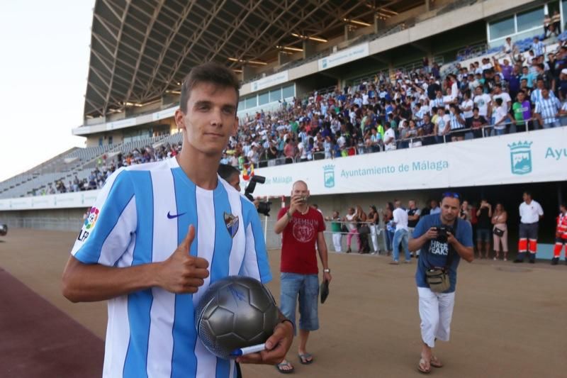 Entrenamiento de puertas abiertas del Málaga CF