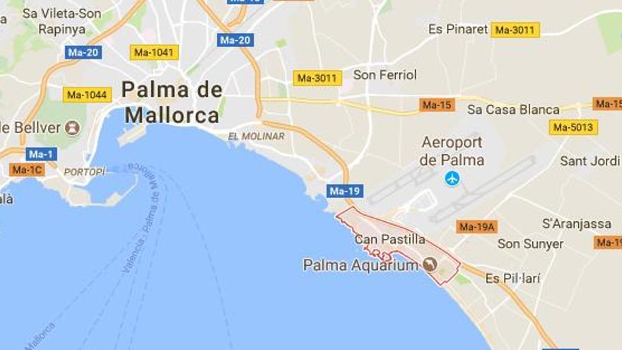 Gute Lage: Palmas Ortsteil Can Pastilla liegt an der Küste direkt am Flughafen.