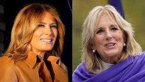 Melania Trump y Jill Biden.