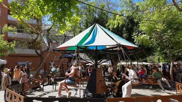 Así se diverten los niños en la Ibiza Medieval