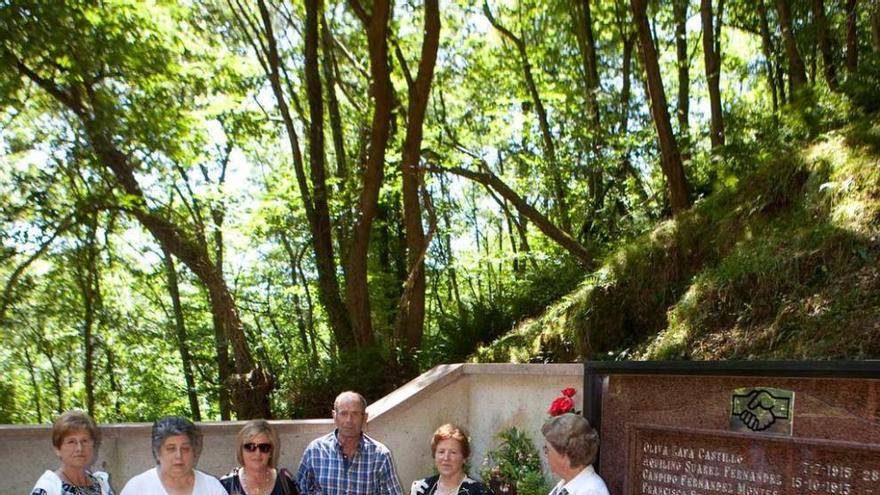 Acto de homenaje a los represaliados en La Bornaína.