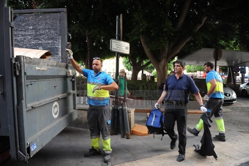 Desalojan al presunto violador del parking de la Glorieta