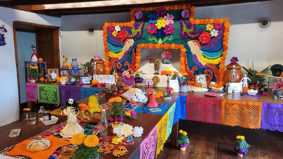 El altar del Consulado Honorario de México en Santa Cruz de Tenerife.