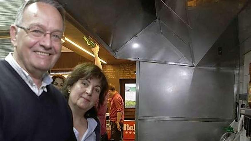 El presidente del Grupo Covadonga cocina una paella para 50 comensales