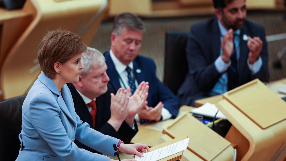 La ministra principal de Escocia, Nicola Sturgeon.