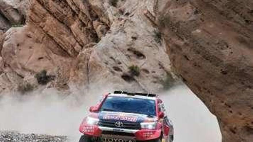 Al-Attiyah en carrera.