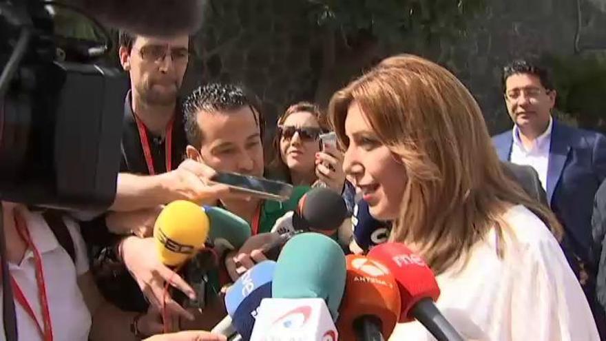 Susana Díaz: &quot;El PSOE saldrá del proceso con mucha fortaleza&quot;