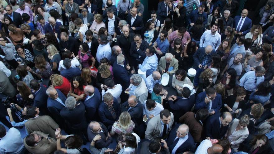 Un momento del acto de inauguración