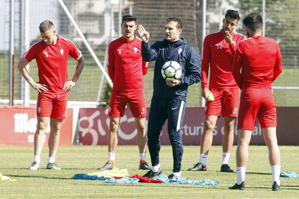 Entrenamiento del Sporting